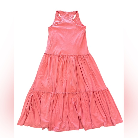 Anthropologie Sundry Pink Tiered Racerback Dress Size 0/ US Extra Small - Picture 5 of 9
